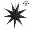 Papierstern 60 cm schwarz