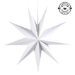 Papierstern 60 cm weiß
