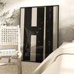 Poster HI beige von Huisjevansanne