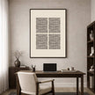 Poster Stilform in beige schwarz, von Huisjevansanne