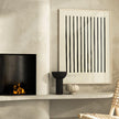 Poster STRIPES beige von Huisjevansanne