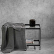 Wolldecke grau 170 x 130 cm