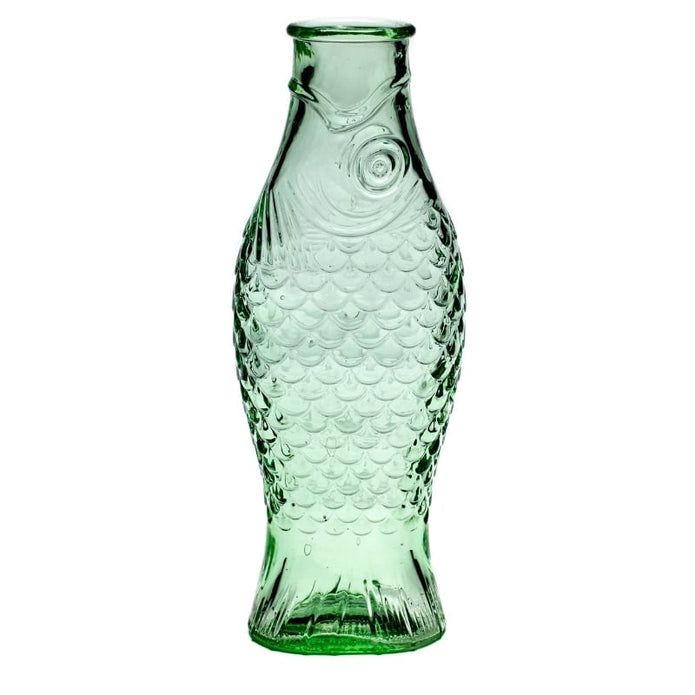 Farbige Glaskaraffe Fish & Fish von Serax in grün. 1 Liter Fassungsvermögen