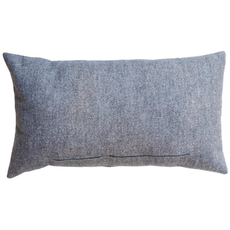 Kissen grau 62x35 cm