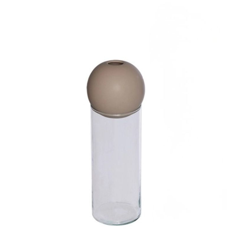 BLOSSOM Glasvase und Ball im 2er Set, 20 cm, in drei Farben