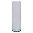 Glasvase Blossom in zwei Größen von Lübech Living, aus recyceltem Glas, Durchmesser 8,6 cm Höhe 20 cm und 30 cm