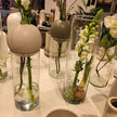 Glasvase Blossom in zwei Größen von Lübech Living, aus recyceltem Glas, Durchmesser 8,6 cm Höhe 20 cm und 30 cm
