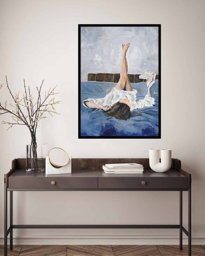 Gerahmtes Bild Storytelling 70x50 cm