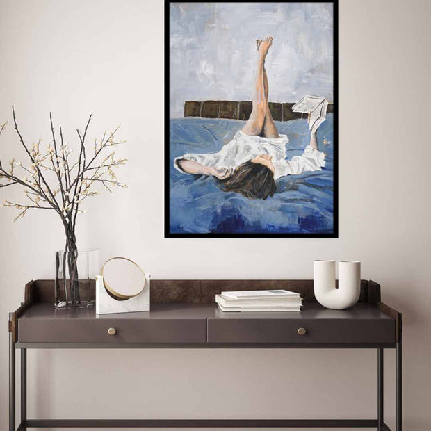 Gerahmtes Bild Storytelling 70x50 cm