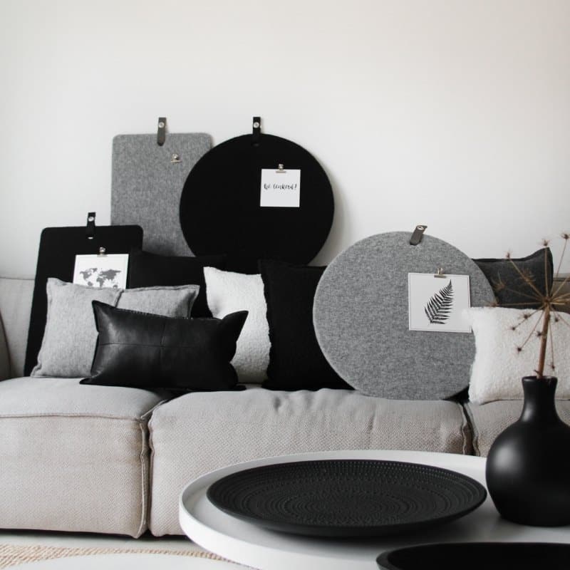 Memo Board aus Wollfilz