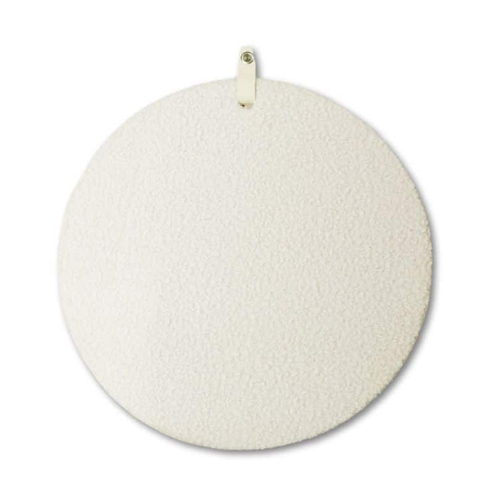 Memo Board aus Wollfilz in boucle ecru