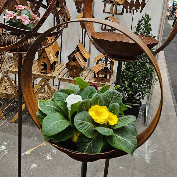 Gartenring RUST mit Schale Ø 35 cm