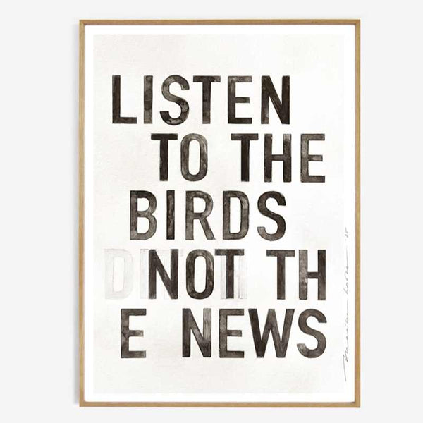 Poster BIRDS 70×50 cm, limitierte Auflage