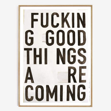 Poster Good things 70x50 cm von Maaike Koster, limited Edition