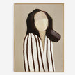 Poster Lady in Stripes 70x50 cm limitierte Auflage, Kunstdruck
