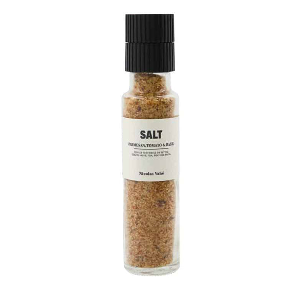 Salz mit Parmesan, Tomate & Basilikum