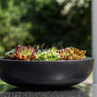 Pflanzschale Monique M von Pottery Pots, schwarz, Fiberstone
