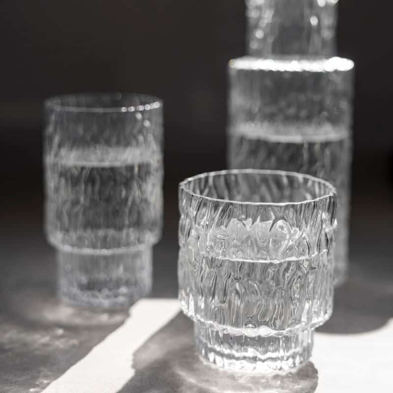 Geriffeltes Glas PRINSERYD von Storefactory 25 cl
