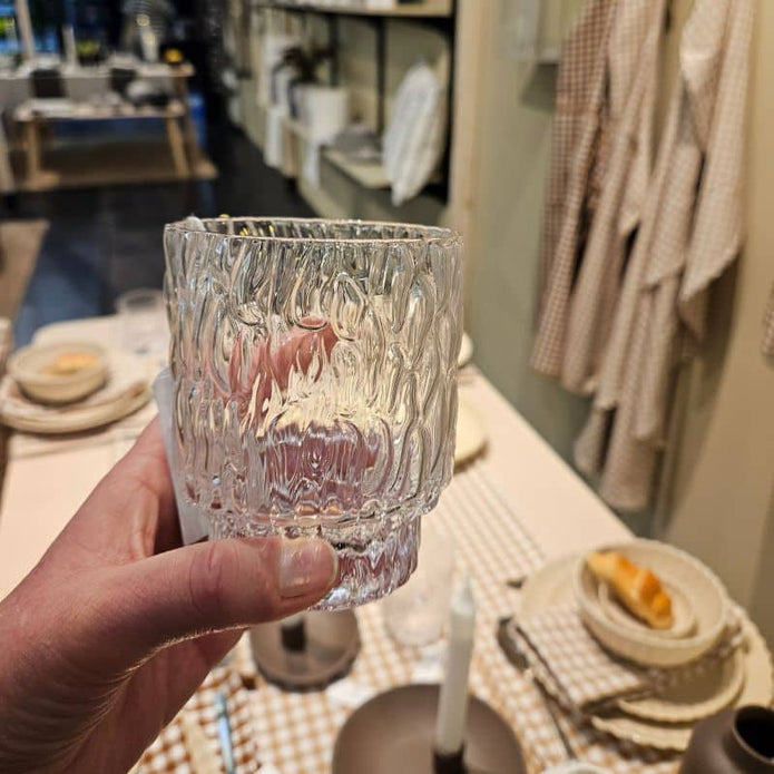 Geriffeltes Glas PRINSERYD von Storefactory 25 cl