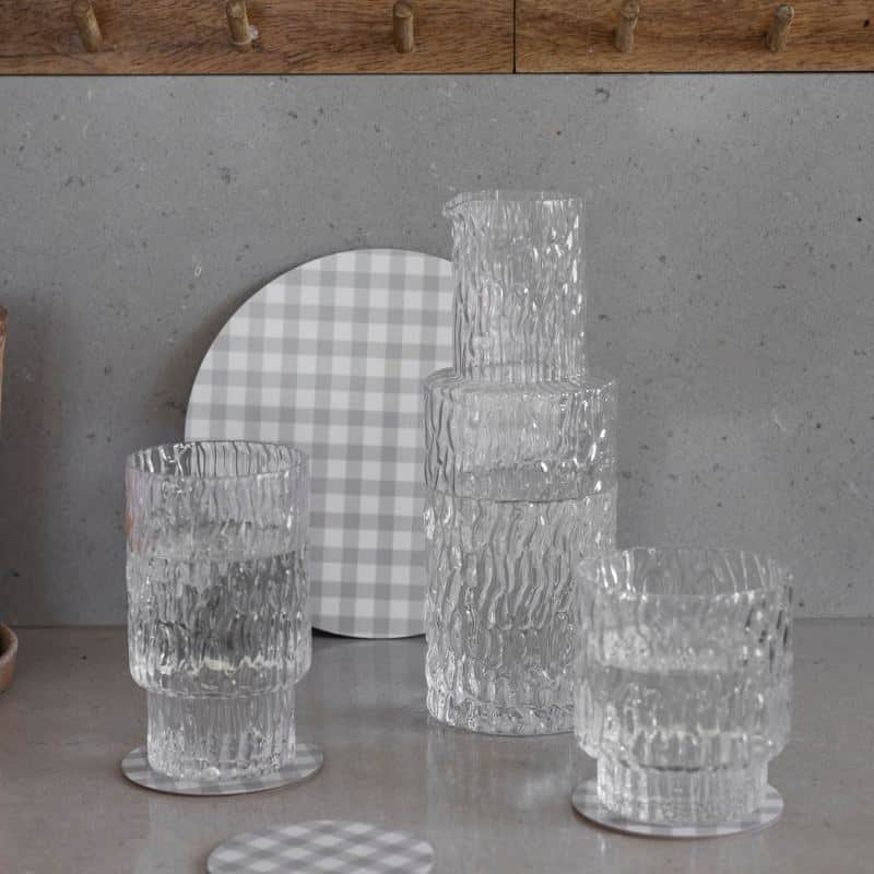 Geriffeltes Glas PRINSERYD von Storefactory 45 cl
