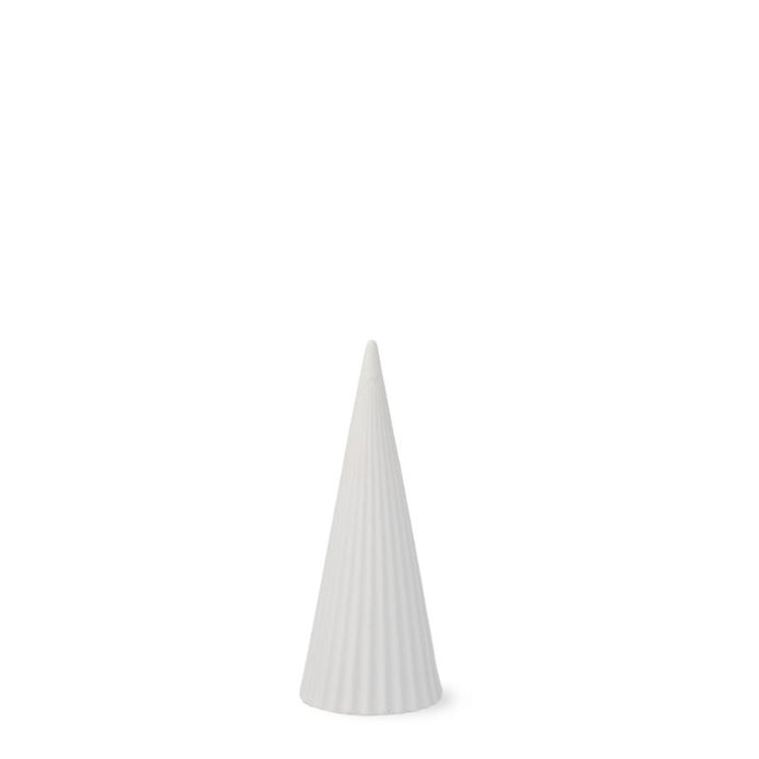 Weihnachtsbaum Stigamo, matte Keramik, weiss in drei Größen, Storefactory