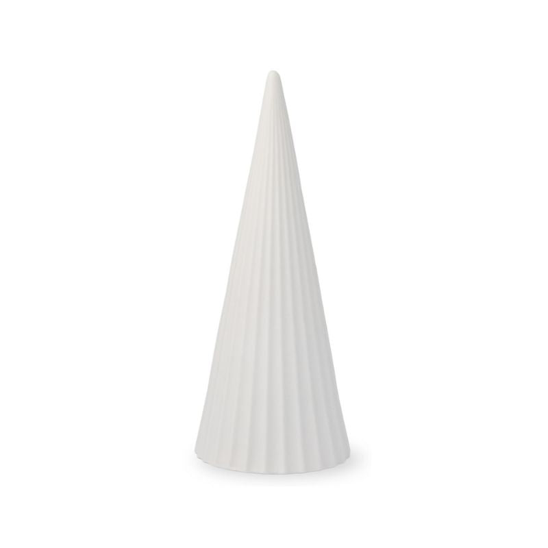 Weihnachtsbaum Stigamo, matte Keramik, weiss in drei Größen, Storefactory