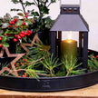schwarzes Metalltablett mit Ø 34 cm von A2 Living.