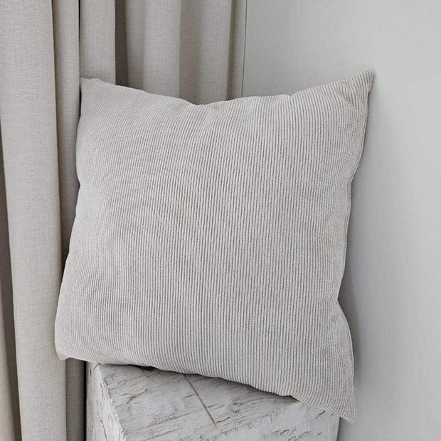 Kissen Cord sand 48x48 cm handgefertigt mit Innenkissen
