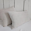 Kissen Cord sand 58x36 cm handgefertigt mit Innenkissen
