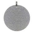 Pinnwand, Memoboard grau rund 60 cm, Oberfläche Wolle