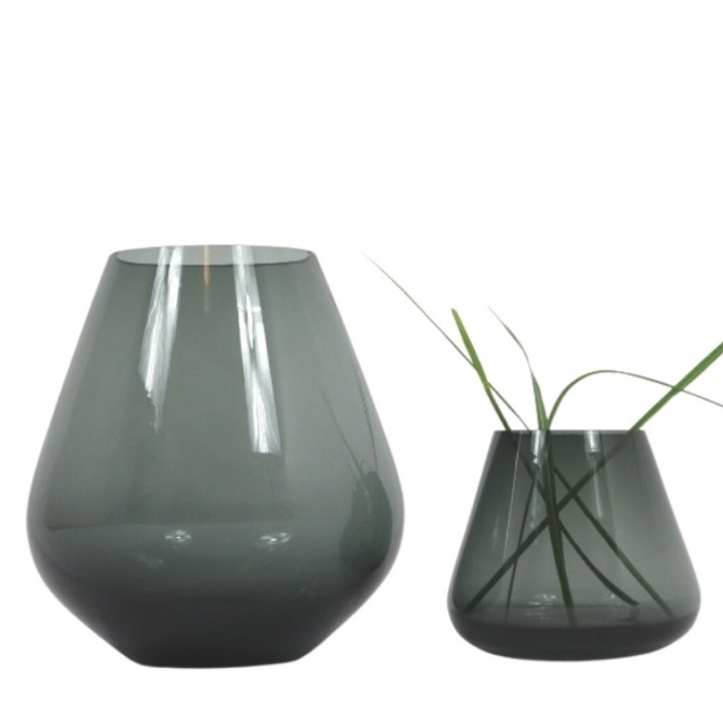 Vase/Windlicht GREY in zwei Größen