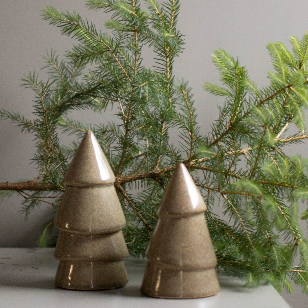 Tannenbaum Keramik Weihnachtsdeko