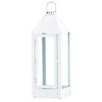 A2 Living Laterne Maxi 60 cm, verzinkt, weiss, wetterfest