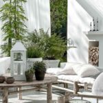 A2 Living Laterne Maxi 60 cm, verzinkt, weiss, wetterfest