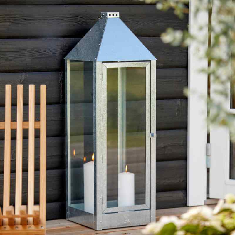 A2 Living Mega Hightower 100 cm, verzinkt, silber, wetterfest