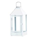 Laterne Midi 42,5 cm hoch von A2 Living, verzinkt, weiss