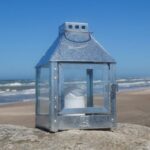 A2 Living Laterne Mini Quadro 27,5 cm, verzinkt, silber, wetterfest