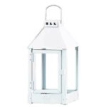 Laterne Mini 33,5cm hoch von A2 Living, wetterfest, weiss