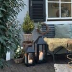 A2 Living Große Laterne Maxi 60 cm, schwarz wetterfest