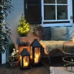 A2 Living Große Laterne Maxi 60 cm, schwarz wetterfest