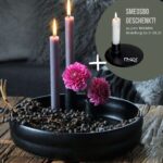 Kerzenhalter Bolmen schwarz Keramik von Storefactory