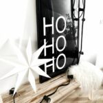 Poster Ho Ho Ho schwarz