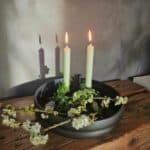 Kerzenhalter Bolmen schwarz Keramik von Storefactory