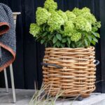 Pflanzkorb A2 Living Rattan Korb Maxi rund low Durchmesser 45 cm, Höhe 39 cm