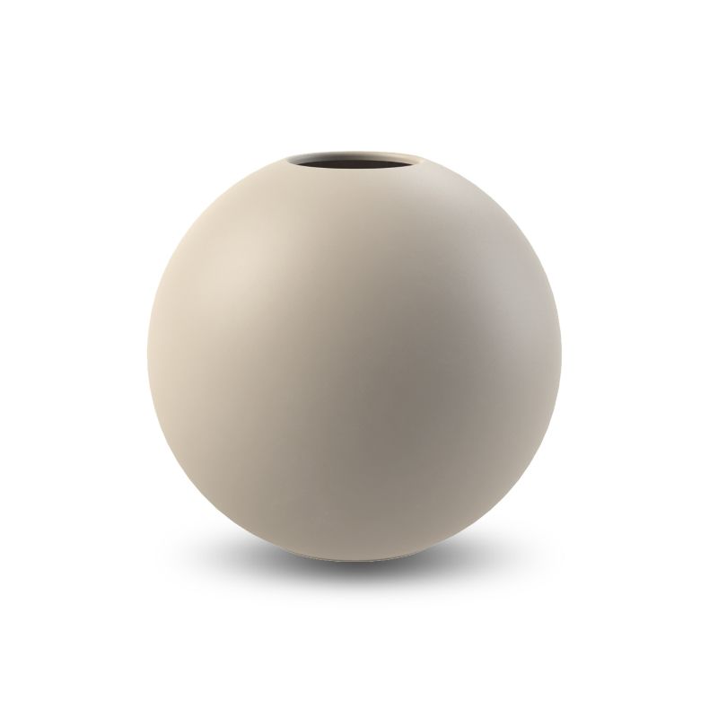 Vase Ball 20 cm sand