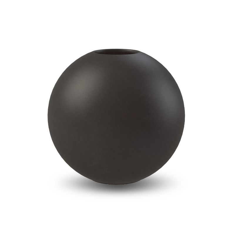 Vase Ball 20 cm schwarz