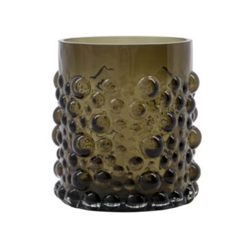 Teelichthalter Foam Von Nicolas Vahe Aus Braunem Glas