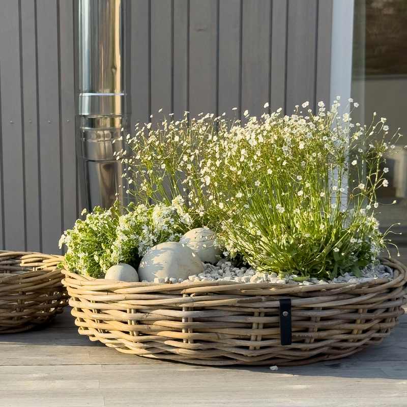 Rattan-Schale KUBU rund Ø 62 cm