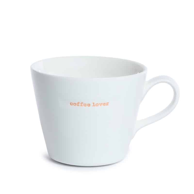 Kaffeetasse mit Spruch "coffee lover" von Keith Brymer Jones