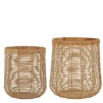 Aufbewahungskorb Live aus Rattan im 2er Set